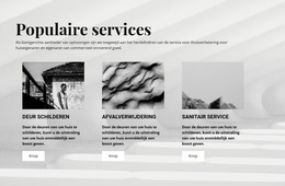 Populaire Services - Sjabloon Voor Websitebouwer