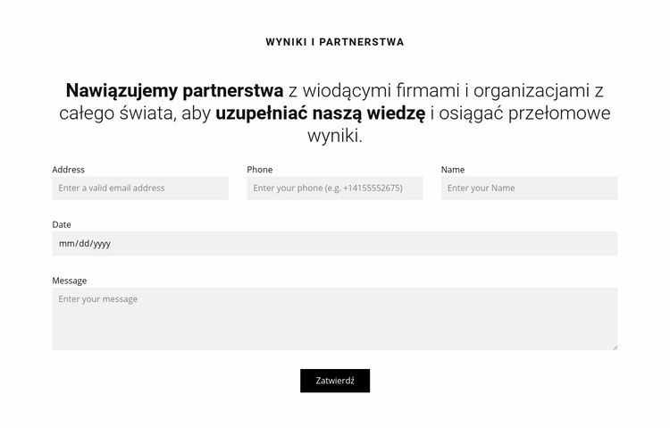 Umów się na konsultację specjalistyczną Kreator witryn internetowych HTML