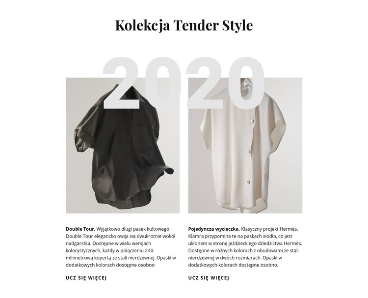 Kolekcja Silk Szablon CSS