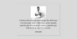 Modelo De Página Única Para O Que Nossos Clientes Dizem