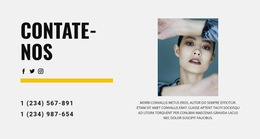 Estamos No Social – Modelo De Site Responsivo