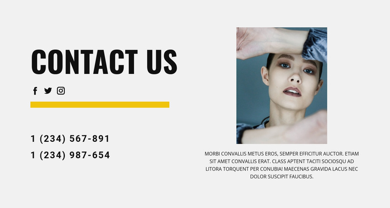 We are in social Squarespace Template Alternative
