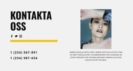 Kontakter Webbplatsdesigner