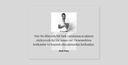 Müşterilerimiz Ne Diyor - Tek Sayfalık Şablon Ilhamı