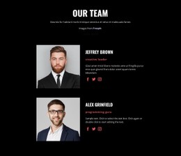 200 Team CSS Templates