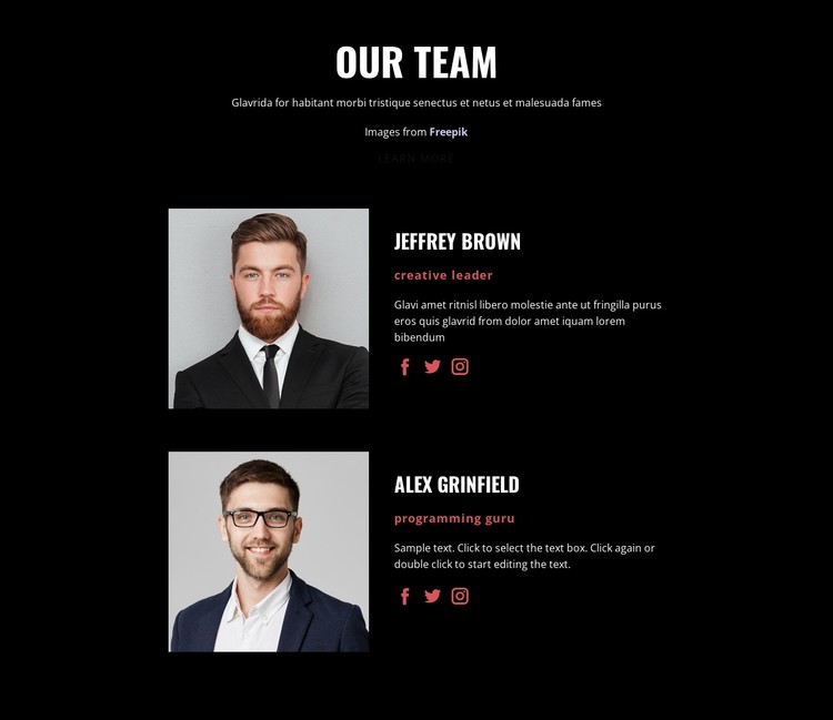 We create solutions CSS Template
