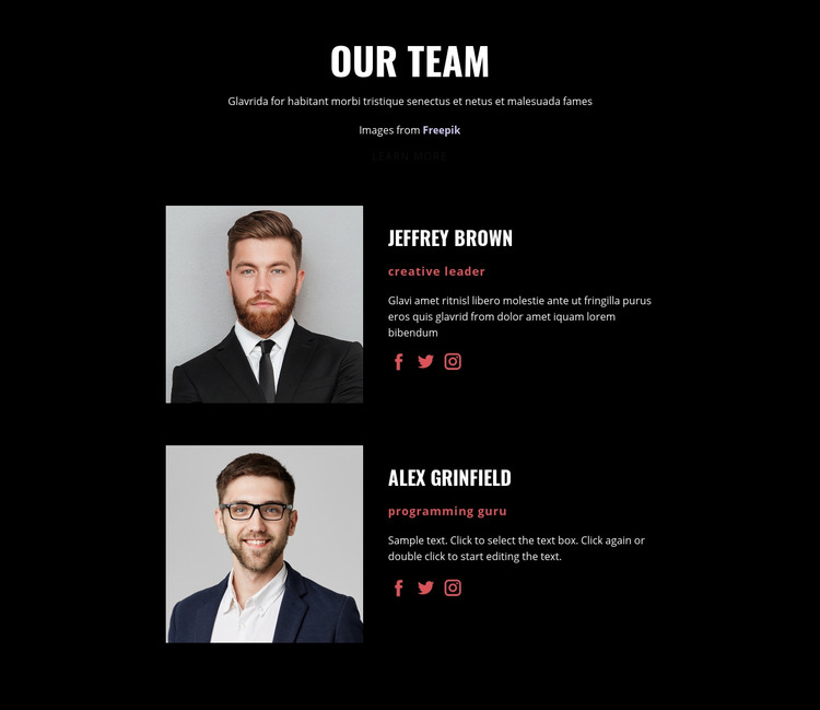 We create solutions Homepage Design