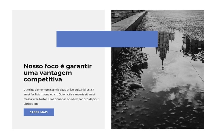 Focando no essencial Design do site