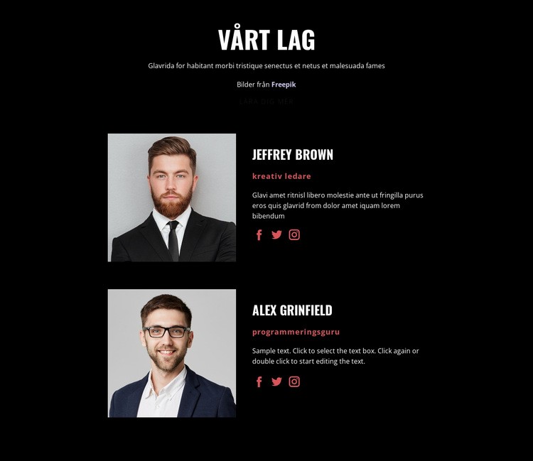 Vi skapar lösningar CSS -mall