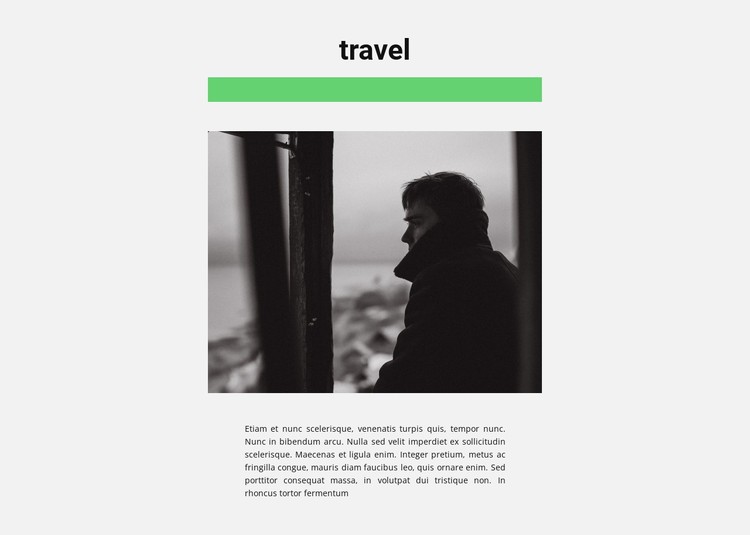 Travel with pleasure CSS Template