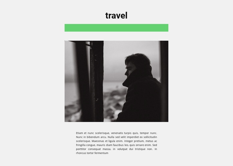 Travel with pleasure Elementor Template Alternative