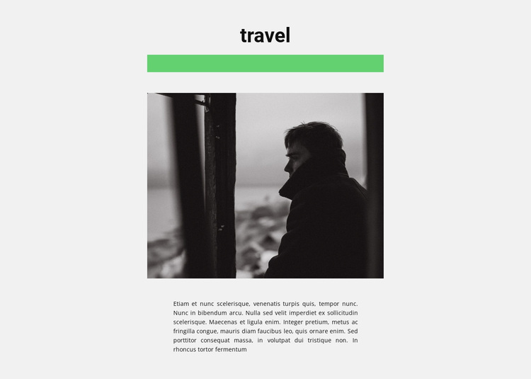 Travel with pleasure Joomla Page Builder