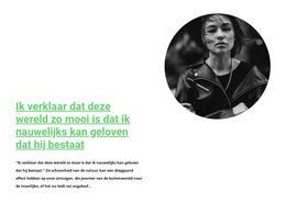 WordPress-Site Voor Maatwerk Van De Auteur