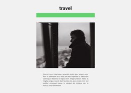Landing Page Template For Travel With Pleasure