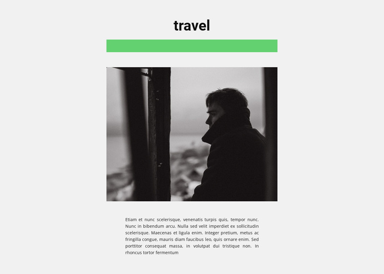 Travel with pleasure Template