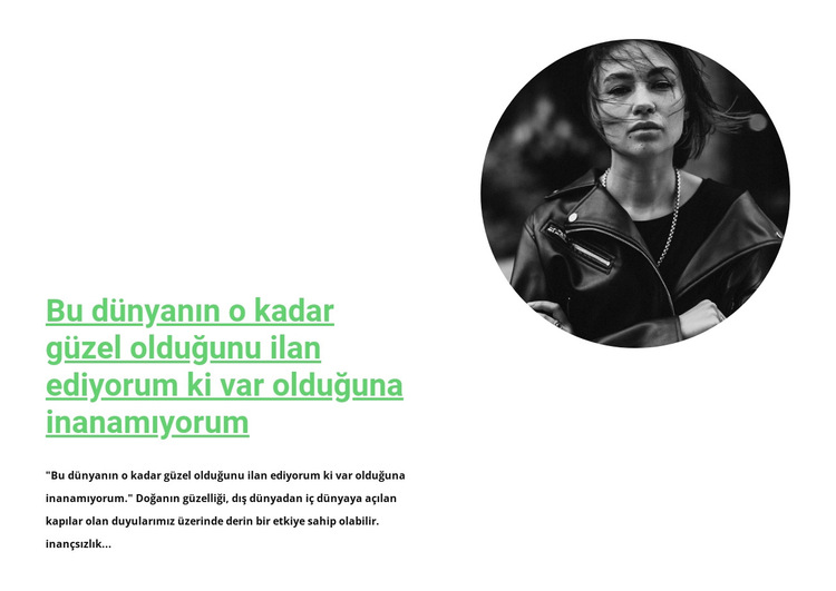 Yazarın terziliği Web Sitesi Şablonu