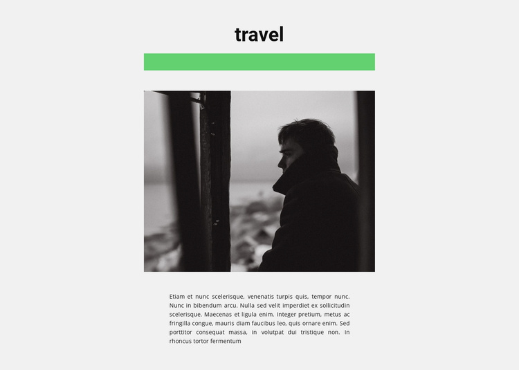 Travel with pleasure Website Template