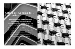 Site-Design Für Mockup-Architektur