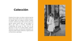 Colección De Vestidos De Otoño Plantilla HTML CSS Sencilla