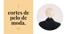 Peinados De Moda: Plantilla Web HTML