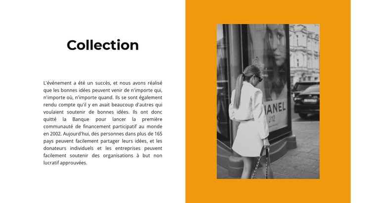 Collection de robes d'automne Modèle HTML5