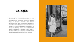 Coleção De Vestidos De Outono - Modelo Web Moderno