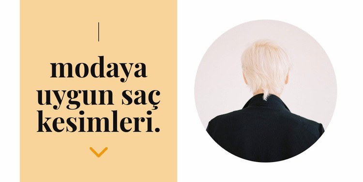 Moda saç modelleri Açılış sayfası