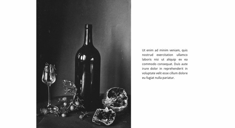 Wine house Web Page Design