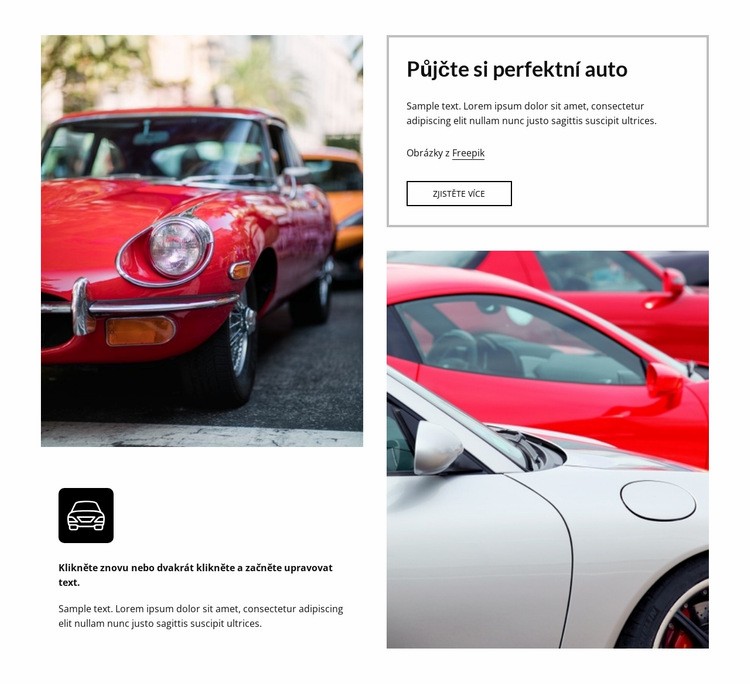 Rent the perfect car Šablona HTML