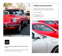 Impresionante Plantilla HTML5 Para Rent The Perfect Car