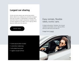 Largest Car-Sharing - Create HTML Page Online