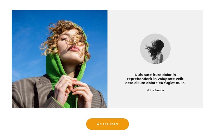 Kapselkollektion von Sweatshirts Website design