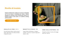 Il Mockup Del Sito Web Più Creativo Per Ricette Insolite