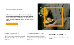 Ongewone Recepten - HTML-Paginasjabloon