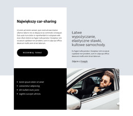 Largest Car-Sharing - Szablon Strony HTML