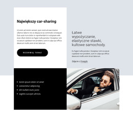 Largest Car-Sharing - Darmowy Szablon HTML