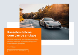 Unique Tours With Vintage Cars - Modelo Joomla Profissional Gratuito