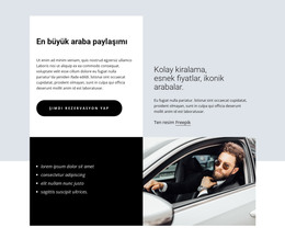 Largest Car-Sharing - Ücretsiz HTML Şablonu