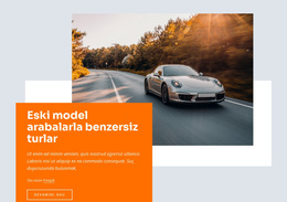 Unique Tours With Vintage Cars - Modern WordPress Teması