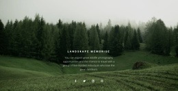 Lesní Krajina - Website Creation HTML