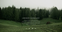 Šablona Webu Pro Lesní Krajina
