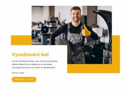 Wheel Balancing – Šablona Návrhu Webu