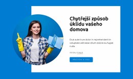 Návrh Víceúčelového Webu Pro Smarter Way To Clean Home