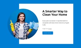 Smarter Way To Clean Home Free Template