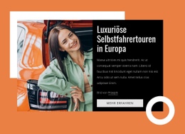 Luxury Self-Drive Tours - Schöne HTML5-Vorlage