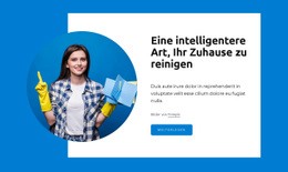 Mehrzweck-Website-Design Für Smarter Way To Clean Home