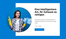 HTML5-Design Für Smarter Way To Clean Home