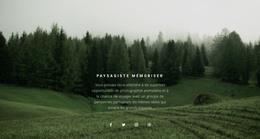 Paysage Forestier – Téléchargement Du Modèle HTML