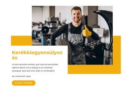 Wheel Balancing - Egyszerű Webhelysablon