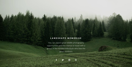 Forest Landscape - Free Download Joomla Template